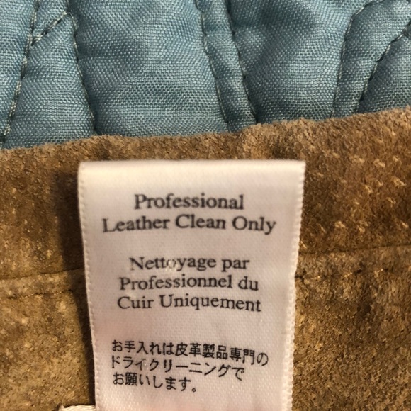 Coldwater Creek leather jacket - Picture 3 of 4